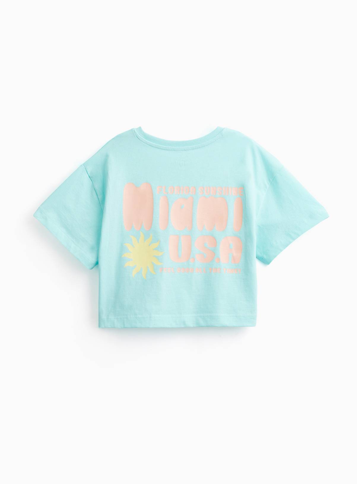 Beach Print Boxy Fit T-Shirts 3 Pack 6 years - Image 2